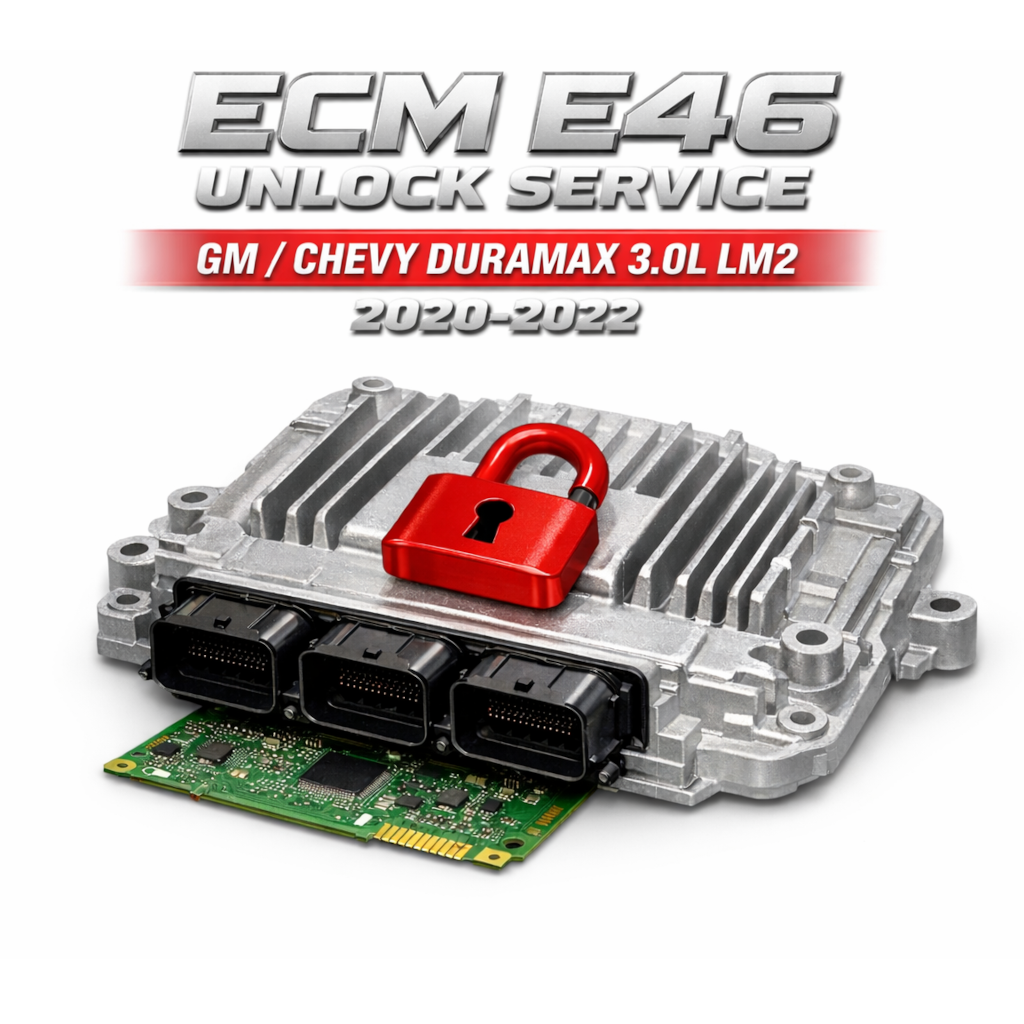 DEF Delete ECM E46 Unlock Service (not compatible with E66 ECMs) | GM/Chevy Duramax LM2 3.0L | 2020-2022 DEF Delete ECM E46 Unlock Service (not compatible with E66 ECMs) | GM/Chevy Duramax LM2 3.0L | 2020-2022