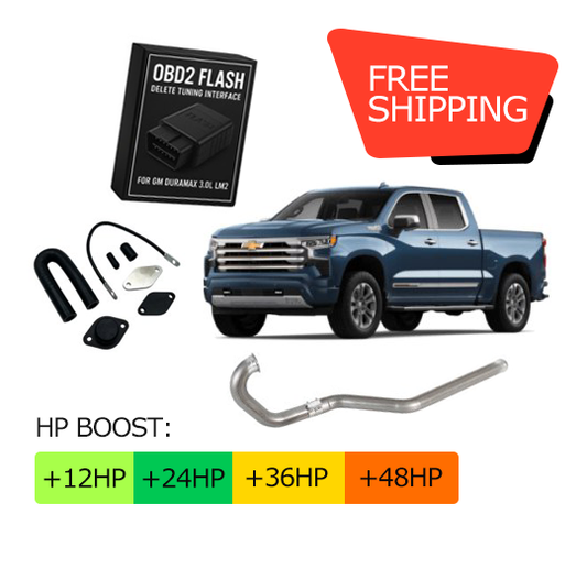 GM / Chevy Duramax 3.0L LM2 E66 | Full DPF/DEF/EGR Delete Kit | 2022.5-2026
