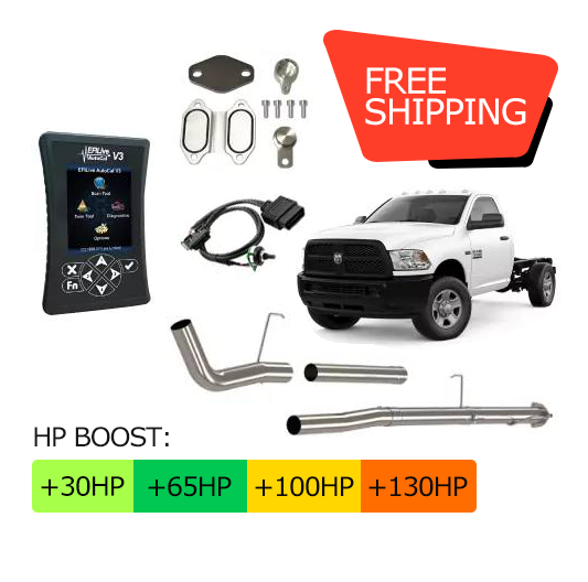 Full DEF Delete Kit w/ Delete Pipe | Ram Cummins Cab & Chassis 6.7L | 2013-2018