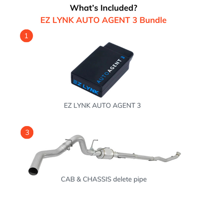 Full DEF Delete Kit w/ EZ Lynk Tuner | Ford Powerstroke F350/F450/F550 Cab & Chassis 6.7L | 2011-2019