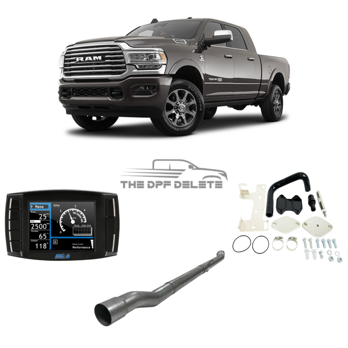 Full DEF Delete Kit w/ Mini Maxx V2 Tuner | Ram Cummins 6.7L | 2019-2021