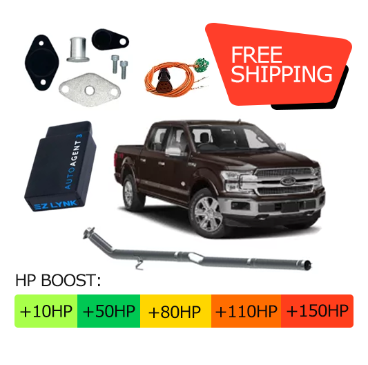 Ford Powerstroke 3.0L Full Delete Bundle | DPF/DEF/EGR | Delete Pipe 2018-2020