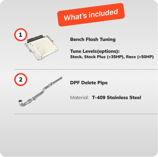 Full DEF Delete Kit w/ Bench-Flash Tuning | Ram 1500 EcoDiesel 3.0L | 2020-2023