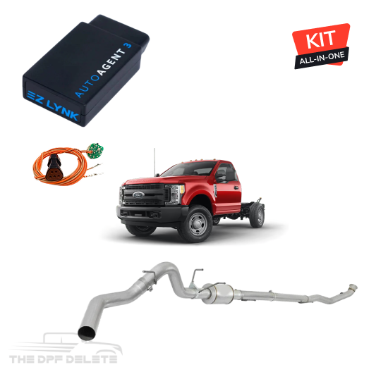 Full DEF Delete Kit w/ EZ Lynk Tuner | Ford Powerstroke F350/F450/F550 Cab & Chassis 6.7L | 2011-2019