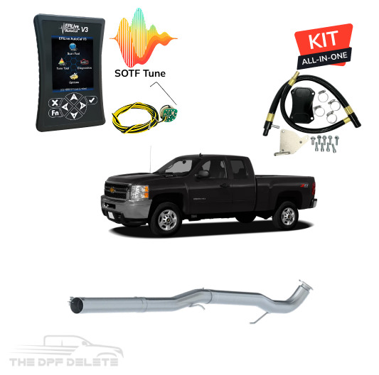 Full DEF Delete Kit w/ EFI Live AutoCal V3 Tuner | GM/Chevy Duramax LML 6.6L | 2011-2015