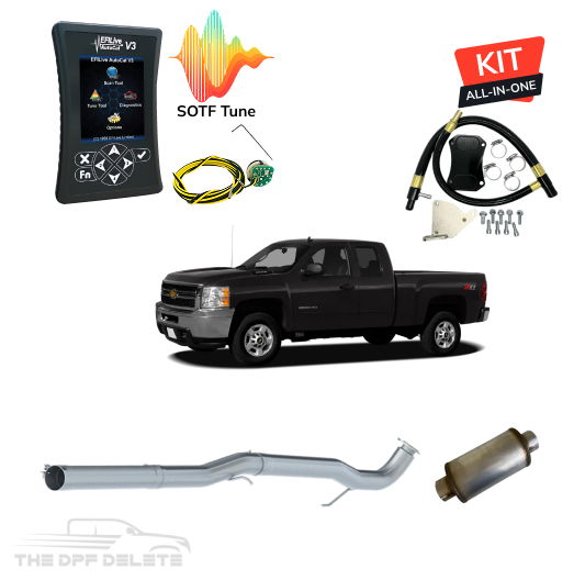 Full DEF Delete Kit w/ EFI Live AutoCal V3 Tuner | GM/Chevy Duramax LML 6.6L | 2011-2015