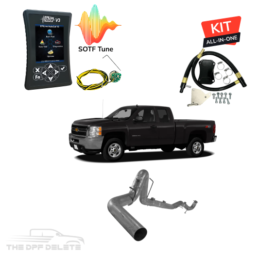 Full DEF Delete Kit w/ EFI Live AutoCal V3 Tuner | GM/Chevy Duramax LML 6.6L | 2011-2015