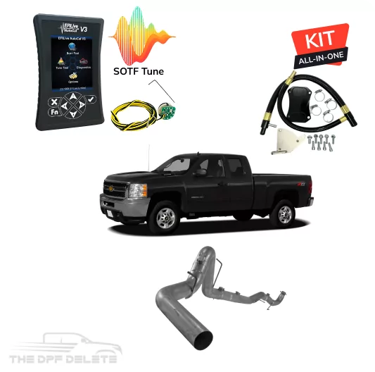 Full DEF Delete Kit w/ EFI Live AutoCal V3 Tuner | GM/Chevy Duramax LML 6.6L | 2011-2015