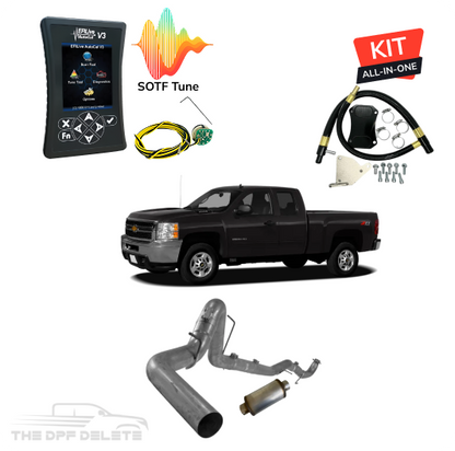 Full DEF Delete Kit w/ EFI Live AutoCal V3 Tuner | GM/Chevy Duramax LML 6.6L | 2011-2015