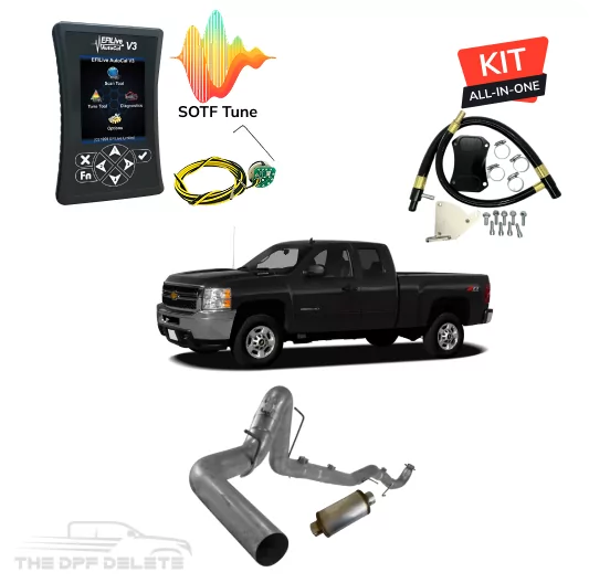 Full DEF Delete Kit w/ EFI Live AutoCal V3 Tuner | GM/Chevy Duramax LML 6.6L | 2011-2015