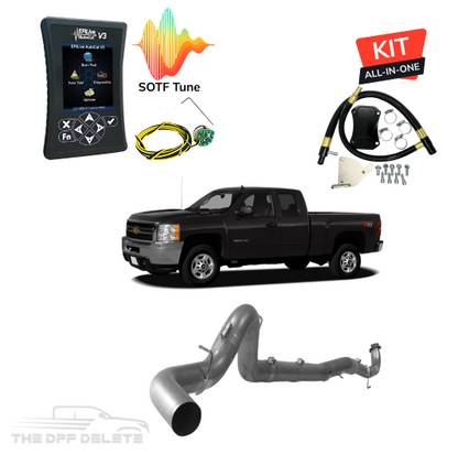 Full DEF Delete Kit w/ EFI Live AutoCal V3 Tuner | GM/Chevy Duramax LML 6.6L | 2011-2015