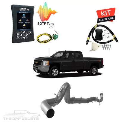 Full DEF Delete Kit w/ EFI Live AutoCal V3 Tuner | GM/Chevy Duramax LML 6.6L | 2011-2015