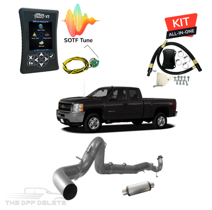 Full DEF Delete Kit w/ EFI Live AutoCal V3 Tuner | GM/Chevy Duramax LML 6.6L | 2011-2015