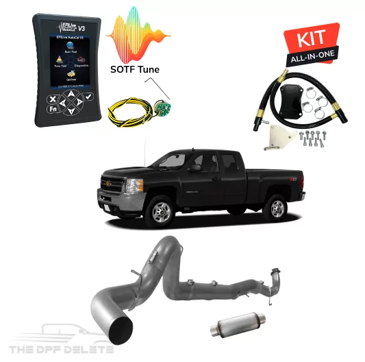 Full DEF Delete Kit w/ EFI Live AutoCal V3 Tuner | GM/Chevy Duramax LML 6.6L | 2011-2015