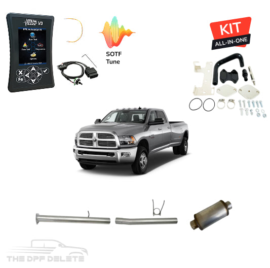 Full DEF Delete Kit w/ EFI Live AutoCal V3 Tuner | Ram Cummins 6.7L | 2013-2018