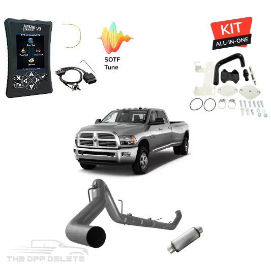 Full DEF Delete Kit w/ EFI Live AutoCal V3 Tuner | Ram Cummins 6.7L | 2013-2018