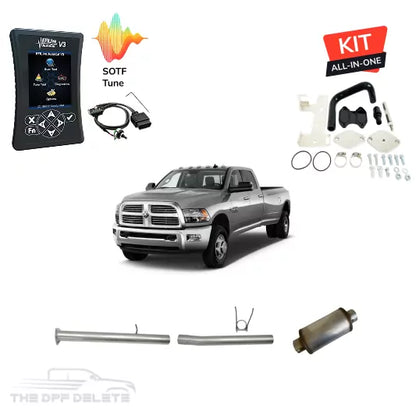 Full DEF Delete Kit w/ EFI Live AutoCal V3 Tuner | Ram Cummins 6.7L | 2013-2018