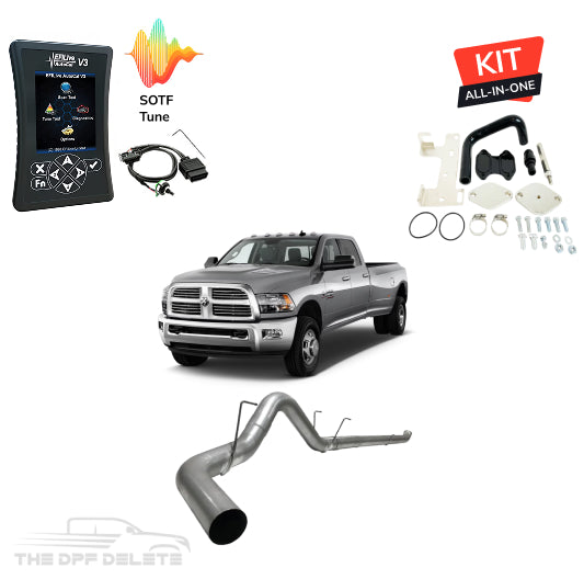 Full DEF Delete Kit w/ EFI Live AutoCal V3 Tuner | Ram Cummins 6.7L | 2013-2018
