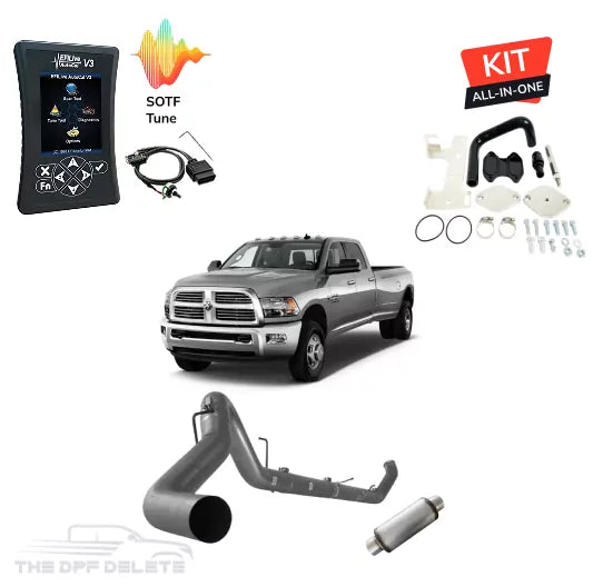 Full DEF Delete Kit w/ EFI Live AutoCal V3 Tuner | Ram Cummins 6.7L | 2013-2018