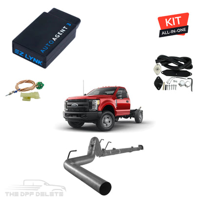 Full DEF Delete Kit w/ EZ Lynk Tuner | Ford Powerstroke F350/F450/F550 Cab & Chassis 6.7L | 2011-2019
