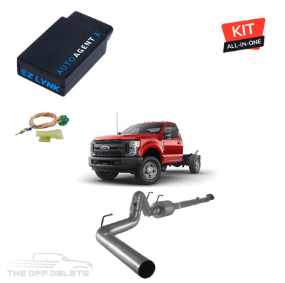 Full DEF Delete Kit w/ EZ Lynk Tuner | Ford Powerstroke F350/F450/F550 Cab & Chassis 6.7L | 2011-2019