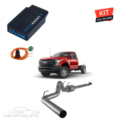 Full DEF Delete Kit w/ EZ Lynk Tuner | Ford Powerstroke F350/F450/F550 Cab & Chassis 6.7L | 2011-2019