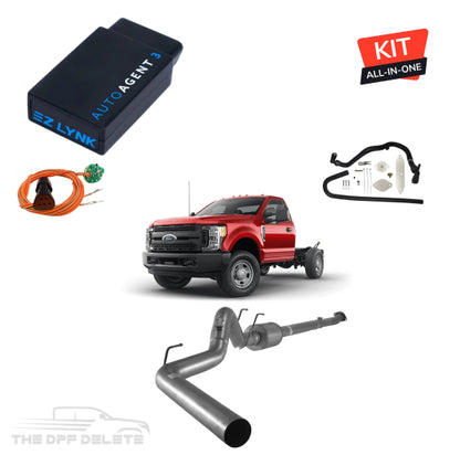 Full DEF Delete Kit w/ EZ Lynk Tuner | Ford Powerstroke F350/F450/F550 Cab & Chassis 6.7L | 2011-2019