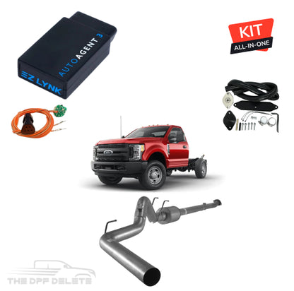 Full DEF Delete Kit w/ EZ Lynk Tuner | Ford Powerstroke F350/F450/F550 Cab & Chassis 6.7L | 2011-2019