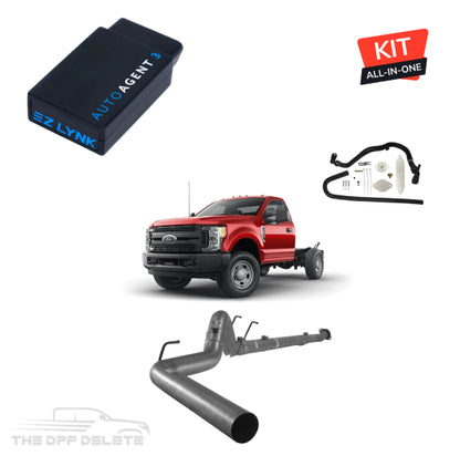Full DEF Delete Kit w/ EZ Lynk Tuner | Ford Powerstroke F350/F450/F550 Cab & Chassis 6.7L | 2011-2019