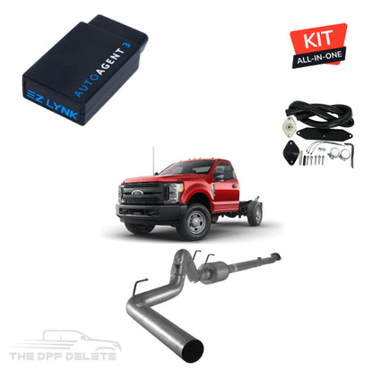 Full DEF Delete Kit w/ EZ Lynk Tuner | Ford Powerstroke F350/F450/F550 Cab & Chassis 6.7L | 2011-2019