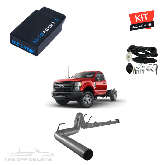 Full DEF Delete Kit w/ EZ Lynk Tuner | Ford Powerstroke F350/F450/F550 Cab & Chassis 6.7L | 2011-2019
