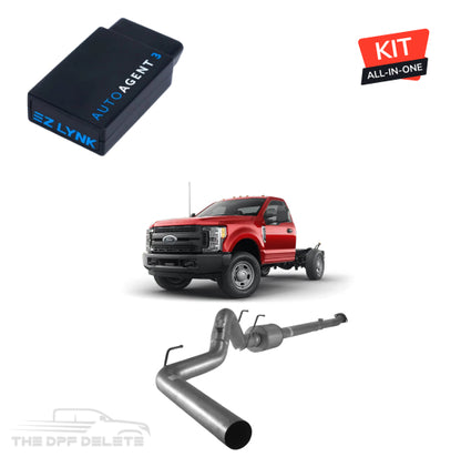 Full DEF Delete Kit w/ EZ Lynk Tuner | Ford Powerstroke F350/F450/F550 Cab & Chassis 6.7L | 2011-2019