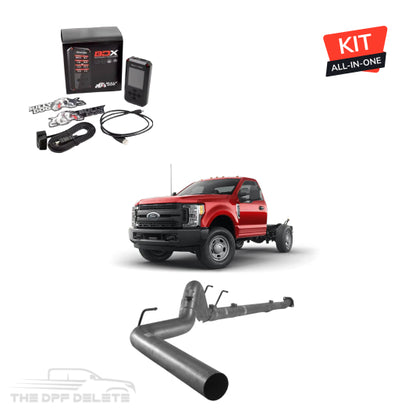 Full DEF Delete Kit w/ SCT BDX Tuner | Ford Powerstroke F350/F450/F550 Cab & Chassis 6.7L | 2011-2019