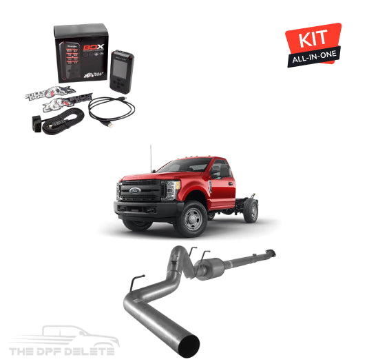 Full DEF Delete Kit w/ SCT BDX Tuner | Ford Powerstroke F350/F450/F550 Cab & Chassis 6.7L | 2011-2019