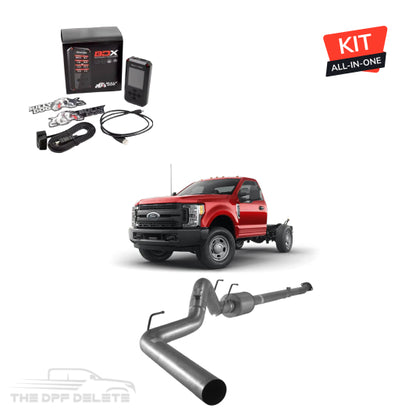 Full DEF Delete Kit w/ SCT BDX Tuner | Ford Powerstroke F350/F450/F550 Cab & Chassis 6.7L | 2011-2019