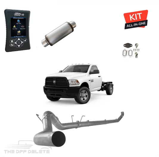 Full DEF Delete Kit w/ Delete Pipe | Ram Cummins Cab & Chassis 6.7L | 2013-2018