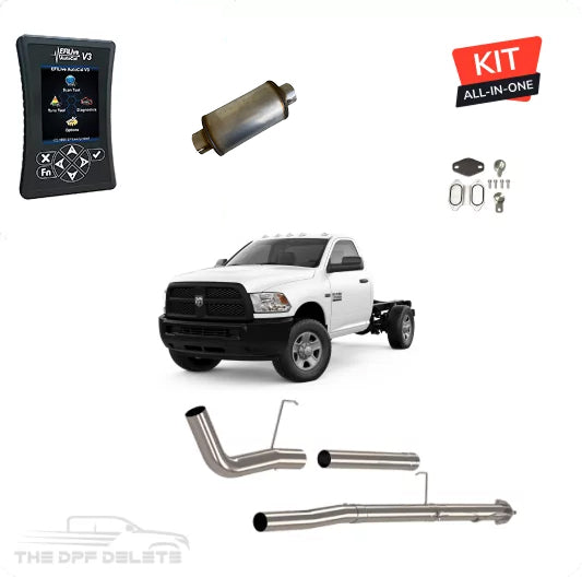 Full DEF Delete Kit w/ Delete Pipe | Ram Cummins Cab & Chassis 6.7L | 2013-2018