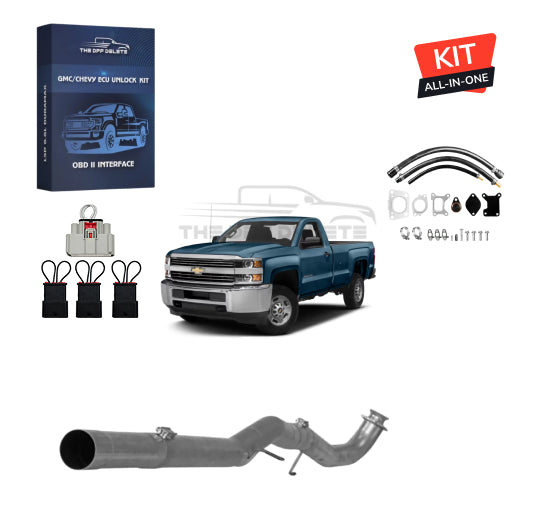 Full DEF Delete Kit w/ ECU Unlock Tool | GM/Chevy Duramax L5P 6.6L | 2017-2023