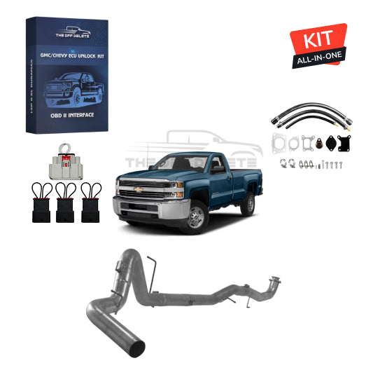 Full DEF Delete Kit w/ ECU Unlock Tool | GM/Chevy Duramax L5P 6.6L | 2017-2023