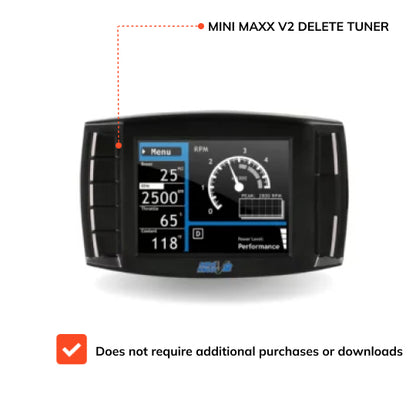Full DEF Delete Kit w/ Mini Maxx V2 Tuner | GM/Chevy Duramax LML 6.6L | 2011-2015
