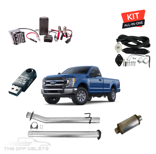 DEF Delete Kit w/ GDP Commander Tuner | Ford Powerstroke 6.7L | 2020-2022