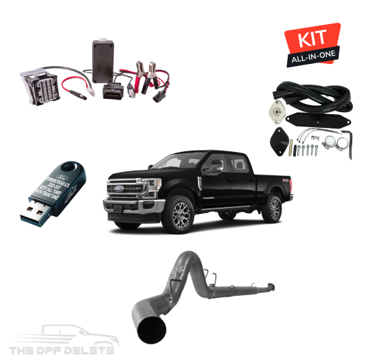 DEF Delete Kit w/ GDP Commander Tuner | Ford Powerstroke 6.7L | 2020-2022