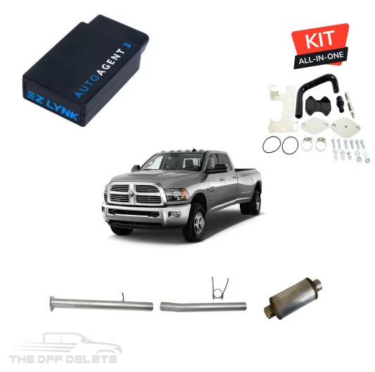 Full DEF Delete Kit w/ Exhaust | Ram 2500 & 3500 Cummins 6.7L | 2013-2018