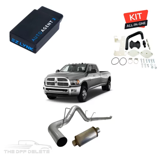 Full DEF Delete Kit w/ Exhaust | Ram 2500 & 3500 Cummins 6.7L | 2013-2018