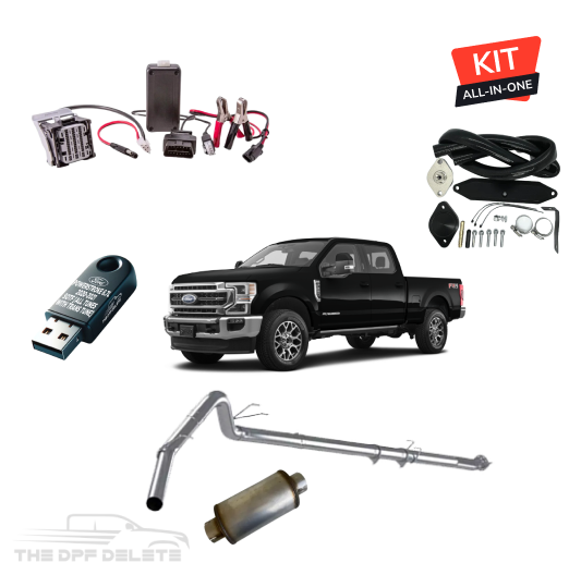 DEF Delete Kit w/ GDP Commander Tuner | Ford Powerstroke 6.7L | 2020-2022