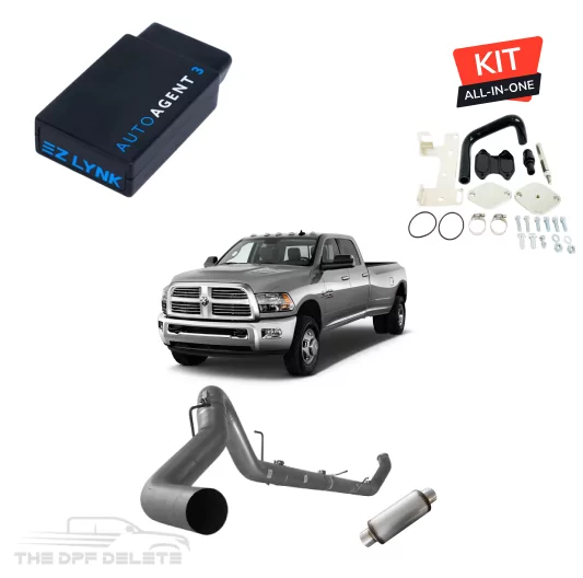 Full DEF Delete Kit w/ Exhaust | Ram 2500 & 3500 Cummins 6.7L | 2013-2018