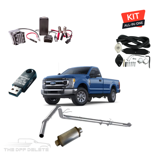 DEF Delete Kit w/ GDP Commander Tuner | Ford Powerstroke 6.7L | 2020-2022