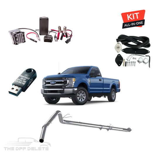 DEF Delete Kit w/ GDP Commander Tuner | Ford Powerstroke 6.7L | 2020-2022