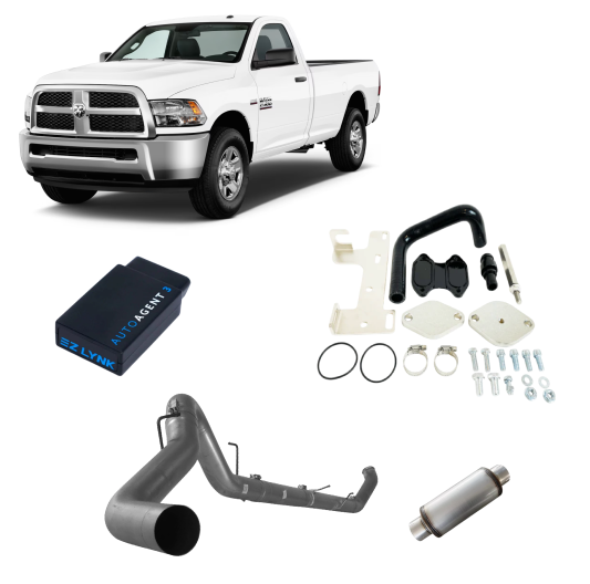 Full DEF Delete Kit w/ Exhaust | Ram 2500 & 3500 Cummins 6.7L | 2013-2018