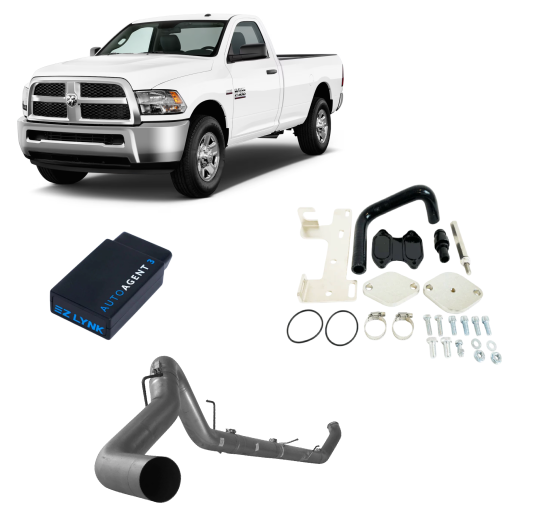 Full DEF Delete Kit w/ Exhaust | Ram 2500 & 3500 Cummins 6.7L | 2013-2018